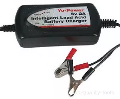 Yuasa YCP2A6 6v 2Ah Sealed Lead-Acid Battery Charger • £50.11