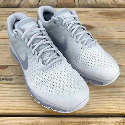 Nike Air Max 2017 Pure Platinum Grey Men's Athletic Shoes 849559-009 • $113.90