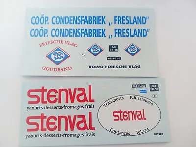 1/43 Decals For IXO Altaya Volvo N88 Tanker Truck Stenval Fresland • $19.99