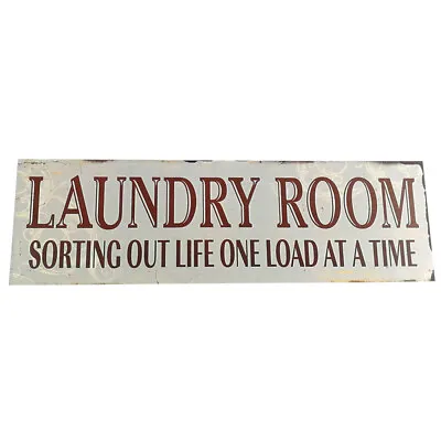Wooden Laundry Sign Wooden Laundry Symbols Country Home Washroom Signs • £11.99