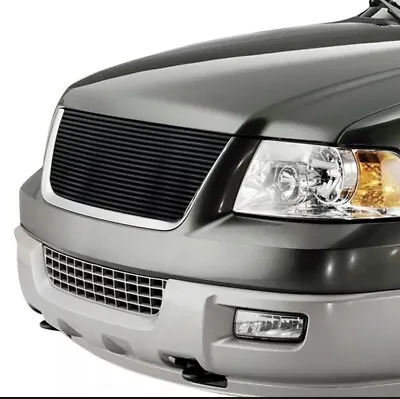 Fits 2003-2006 Ford Expedition Black Billet Grille Grill Insert • $50.99