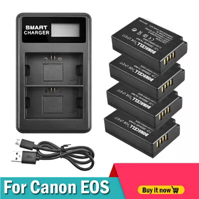 2000mAh LP-E17 Battery / Charger For Canon EOS M3 M5 M6 200D 750D 760D Camera O • $34.99