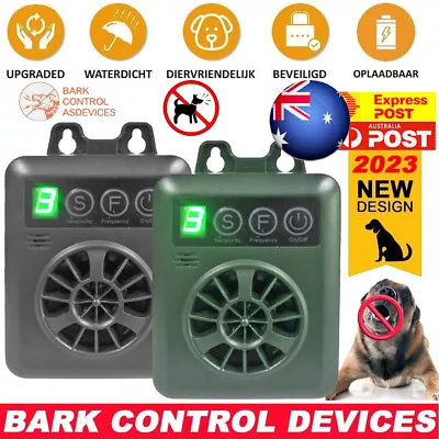 Anti-Barking Control Device Ultrasonic Dog Bark Stop Sonic Deterrent Silencer AU • $22.99