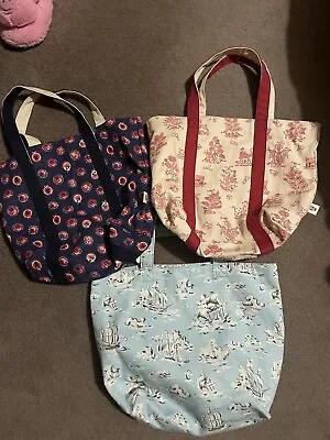 Uniqlo Ltd Edition Celia Birtwell X 2 And 1 Cabbages And Roses Small Cotton Bags • £20