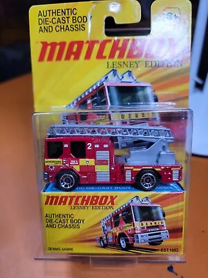 Matchbox - 2011 Lesney Edition - Dennis Sabre Fire Truck - New On Card • $15