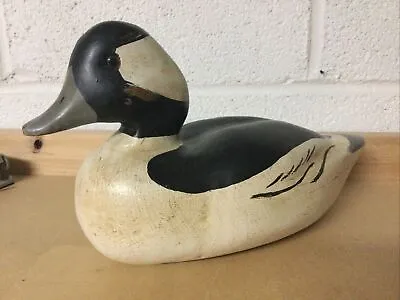 Vintage Duck Decoy BUFFLEHEAD By SEAN SUTTON Paulsboro NJ Solid Wood • $550