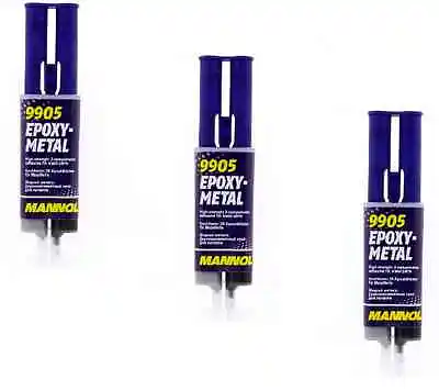  3 X Mannol 9905 Epoxy Metal Glue Adhesive For Metal Auto Parts Home.Germany • $14.90