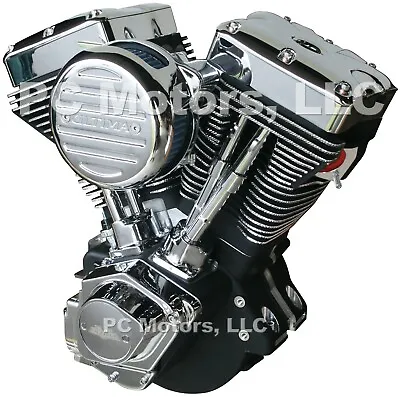 Ultima 100 107 113 120 127” Diamond Cut Wrinkle Black Evo Engine Motor Free S&h • $5949.99