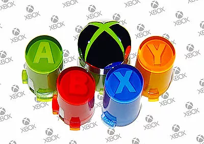 Genuine OEM Microsoft XBox360 Controller Replacement Parts ABXY & Guide Buttons  • $5.99