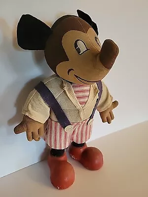 1930s Knickerbocker Mickey Mouse Doll Cloth 11  Tall • $299