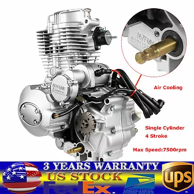 4 Stroke 250cc DIRT BIKE ATV Engine Motor W/ 5 Speed Transmission Electric Start • $360.05