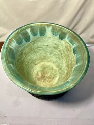 Vintage McCarty Pottery 8” Popcorn Bowl Beautiful Edge & Signed By Lee McCarty • $285
