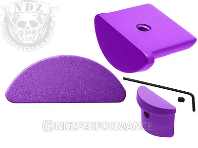 For Glock 42 Aluminum Grip Frame Purple Slug Plug Pick Lasered Image • $16.99