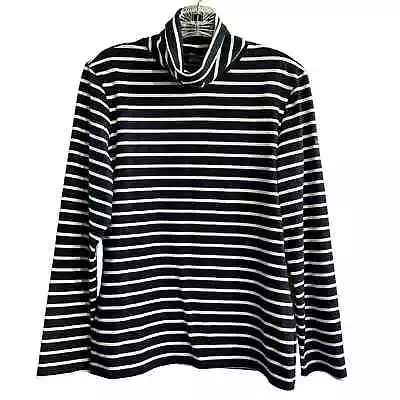 NWT Saint James X J.Crew Turtleneck Striped Long Sleeve Shirt Medium  • $55