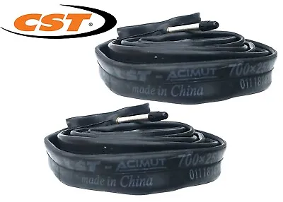 2 X CST Bicycle Road Bike 700X25/32C Tubes Presta 60mm Valve Bicycle Bike Tubes • $21.99