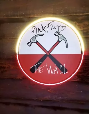 Custom 18  Pink Floyd LED NEON Sign With RED/yellow Light Classic • $84.99