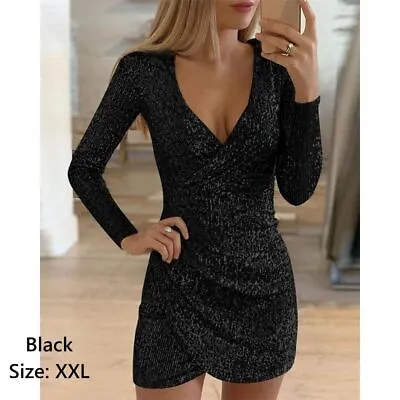 £11.45 • Buy Clubwear Party Evening Dresses Ball Gown Sequin Mini Dress Bodycon Party Dress