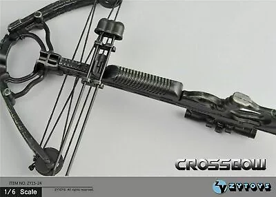 ZYToys ZY15-24 Compound CrossBow W/Arrows 1/6 Scale Toy Accessory • $49.05