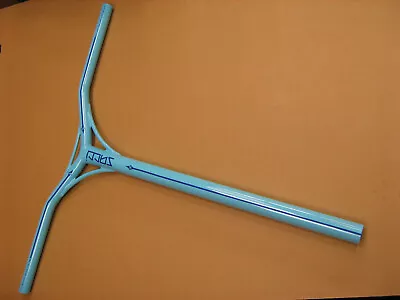 NOS Sacrifice SACCI Steel Standard Bar Handlebar 60 X 62cm For Stunt Scooter Blu • £45