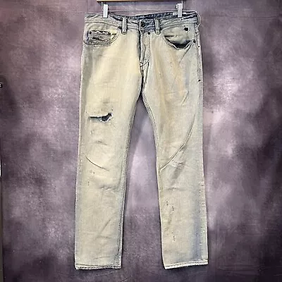 Diesel Industry SAFADO Regular Slim Straight Stretch Jeans Mens 32x32 • $39.99