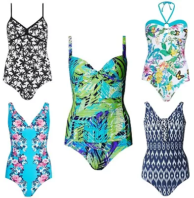 Ex M&S Control One Piece Swimming Costume Swimsuit. 15 Styles. Sizes 8-24 • £22.99