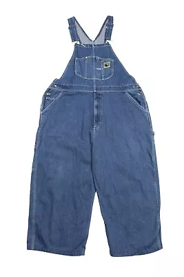 BERNE Thick Denim Dungarees | 46 X 26 | Vintagee Overalls Work Heavy Workwear • £34.99