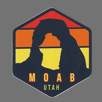 Utah Decal – Moab UT Arches National Park Travel Sticker UT Souvenir Decal 3.5  • $6.99
