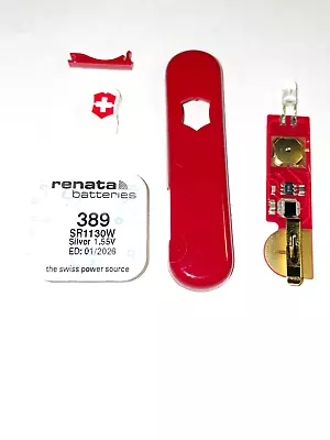 New Victorinox 58mm  RED TOP HANDLE 5 Piece KIT For CLASSIC-RAMBLER-Minichamp • $21.95