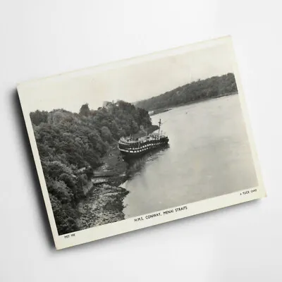 A6 PRINT - Vintage Wales - H.M.S. Conway Menai Straits (a) • £3.99