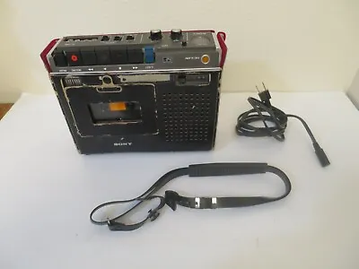 Vintage SONY TC-142 Field Reporter's Cassette Tape Player Recorder Parts REPAIR • $5