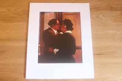 Jack Vettriano  Ae Fond Kiss  Mounted Art Print Single Mount 10 X 8 Romantic • £3.99