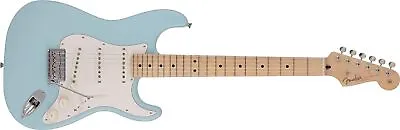 Fender Japan NEW Junior Collection Stratocaster Maple Guitar Satin Daphne Blue • $1295.13