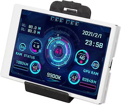 Computer Temp Monitor 3.5Inch Mini IPS USB C PC Temperature Display CPU RAM Data • $54.92