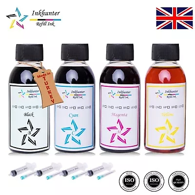 4x100ml Ink Cartridge Refill Kit For Canon Pixma IP1900 2000 2200 2500 2600 2700 • £21.99