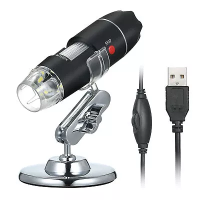 0-1600X Magnification USB Digital Microscope W/ Handheld Inspection Magni F8F9 • $19.49