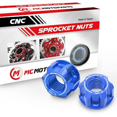 CNC Rear Sprocket Nuts Kit Set For Suzuki GSX-R 600 750 1000 V-Strom 650 GSX250R • $19.69