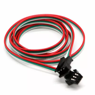 0.5M-5M 3Pin Extension Wire 22AWG JST SM Connector Plug Cable For WS2812B WS2811 • $136.30