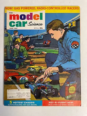 MODEL CAR Science Magazine June 1967 Monkeemobile Show Cars • $7.95