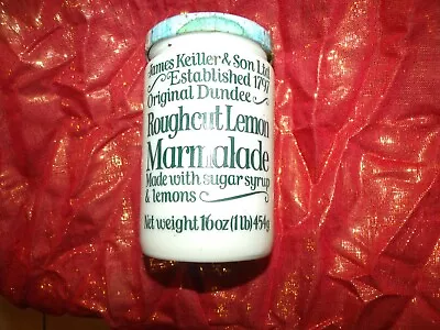 Vintage James Keiller Roughcut Lemon Marmalade Jar Made In Britian • $22