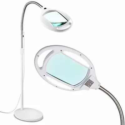 LightView Pro LED Magnifying Floor Lamp - Daylight Bright Full Spectrum  - White • $105.87