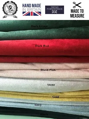 Soft PLUSH VELVET Material Velour Fabric Dress Making Upholstery Curtain Blind • £9.99