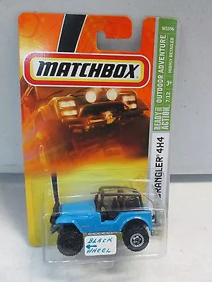 Matchbox Jeep Wrangler 4x4 (black Wheel Version) • $18.36