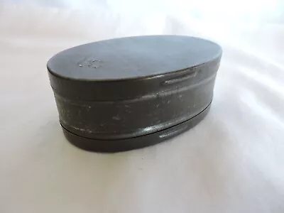 Metal Vintage Oval Double Sided Opening Container/Box • $9