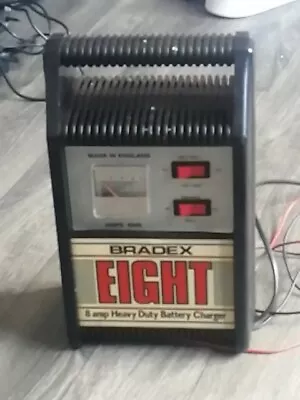 Bradex Eight Heavy Duty 8 Amp Car Battery Charger Tested And Working Vintage • £55