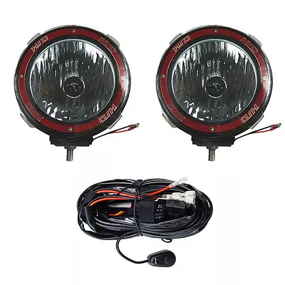 2pcs 4 Inches 4x4 Off Road 6000K 55W Xenon HID Fog Lamp Light Flood W RELAY • $89.90