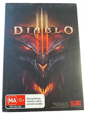 Diablo III 3 PC Game Windows Blizzard 2012 Original Box With Manual FAST POST • $21.99