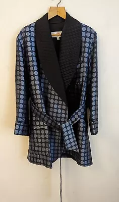 Daniel Hanson Men's Silk Dressing Gown/Smoking Jacket Size Medium • $435.59