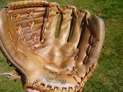 Vintage MICKEY MANTLE Rawlings Signature Model GC99 Baseball RHT Glove RARE RARE • $129.99