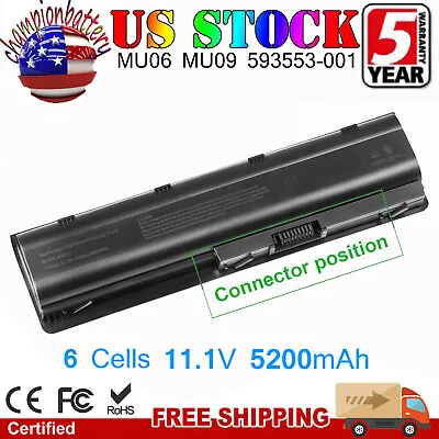 Laptop Battery Replacement For HP MU06 593553-001 G62 G32 G42 G42T G56 G72 G4 G6 • $14.95