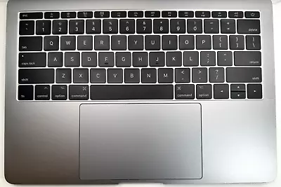 Macbook Pro 13  A1708 Palmrest Keyboard **sticky Keys** Battery Trackpad Gray • $34